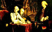 Sir Joshua Reynolds a, conversation oil on canvas